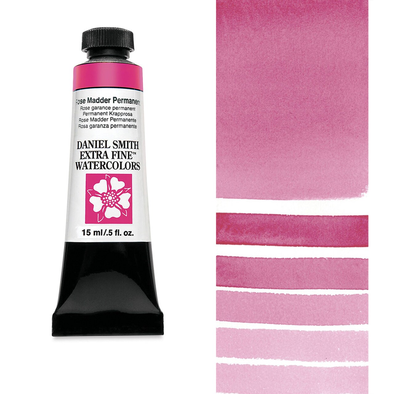 Daniel Smith Extra Fine Watercolors - Rose Madder Permanent, 5 ml Tube